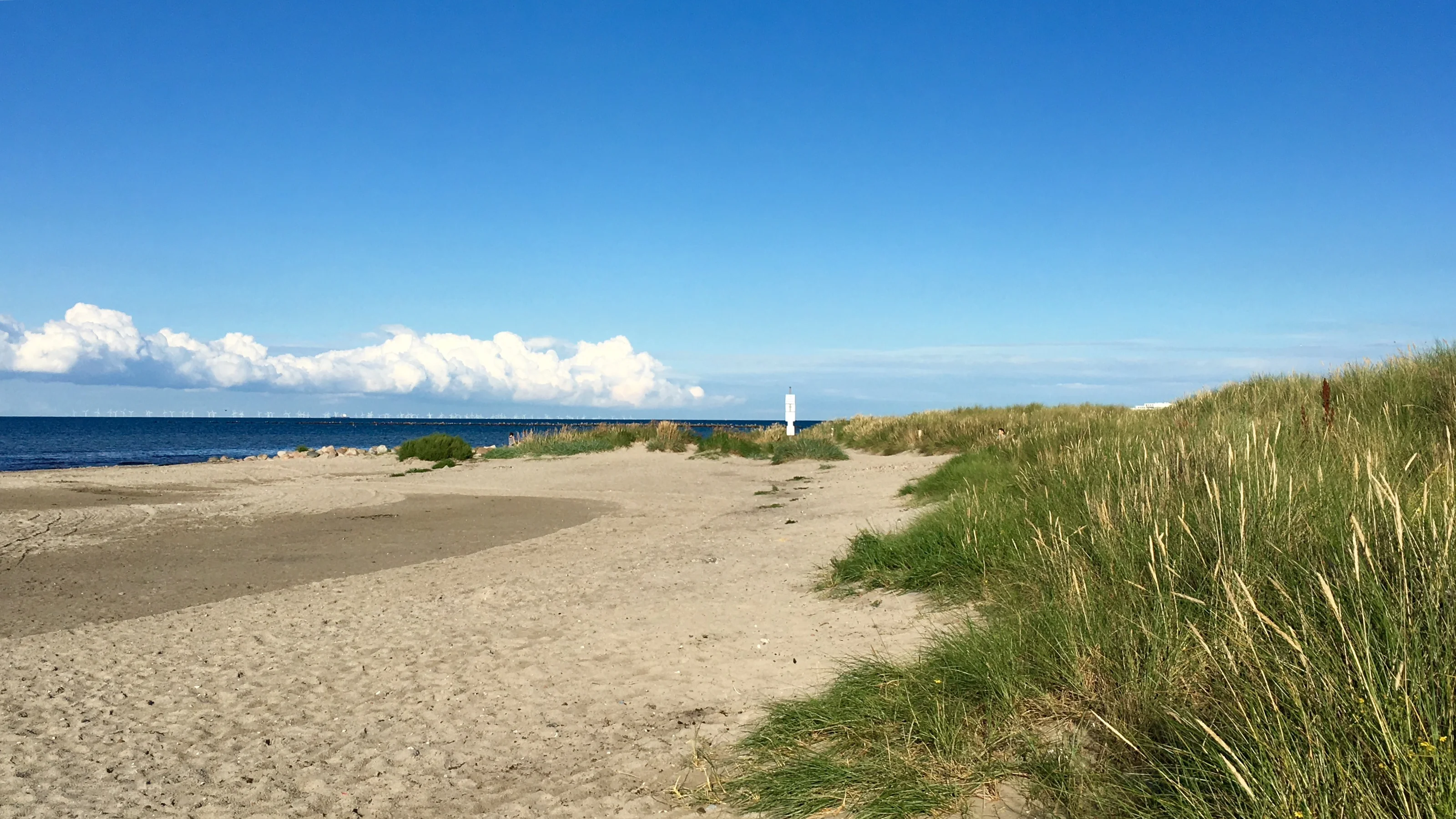Sandstrand und Ostsee am Südstrand von Fehmarn