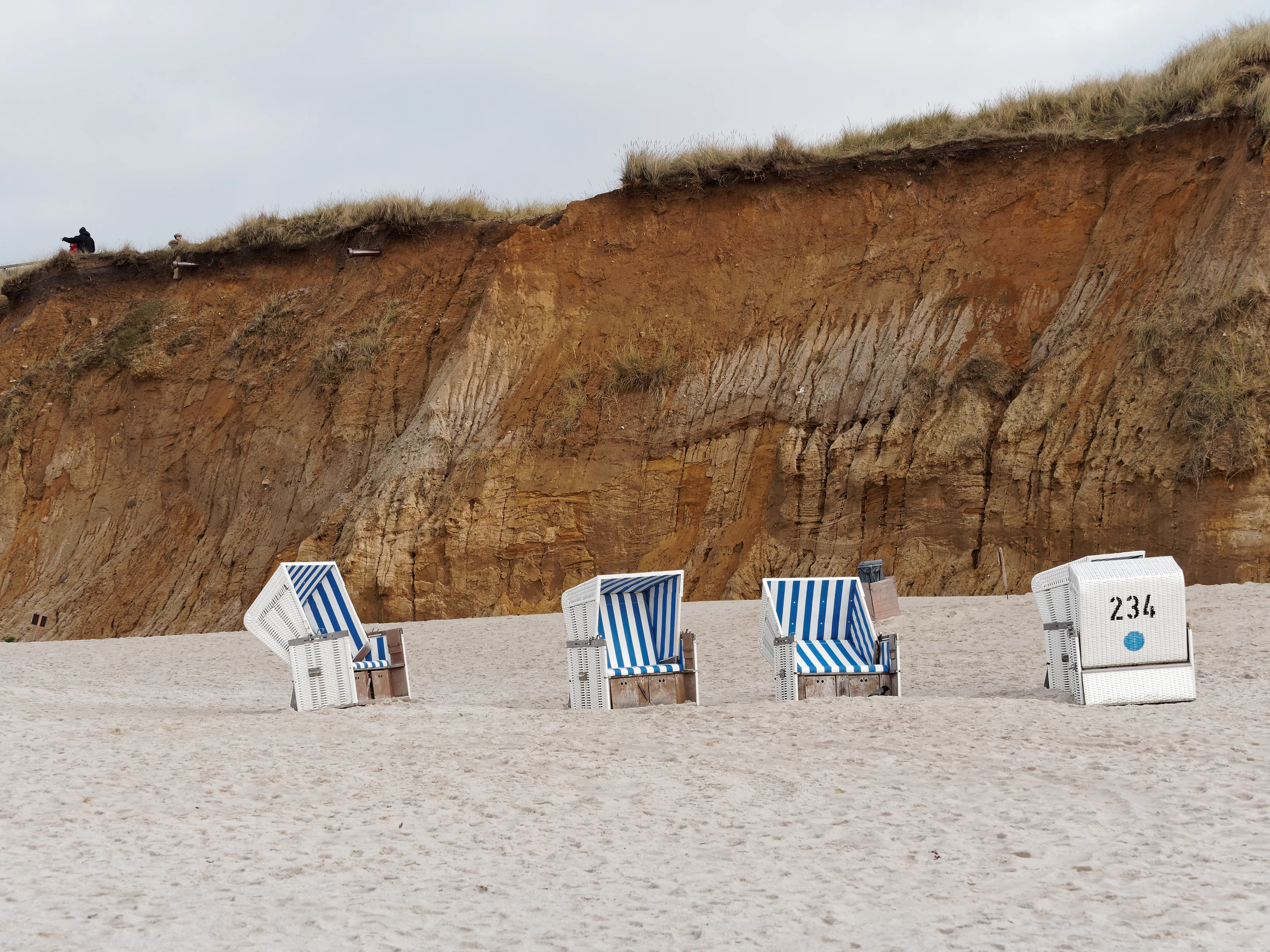Rotes Kliff bei Kampen auf Sylt